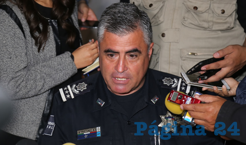 Antonio Mart&iacute;nez Romo, secretario de Seguridad P&uacute;blica Municipal (Foto: Eddylberto Lu&eacute;vano Santill&aacute;n)