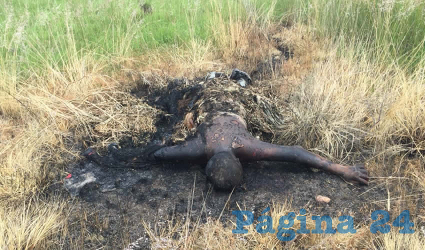 Así fue encontrado el cadáver de una víctima más de la delincuencia organizado