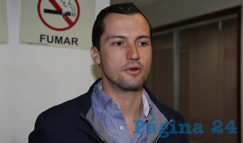 Enrique Franco Medina, diputado local (Foto: Eddylberto Luévano Santillán)