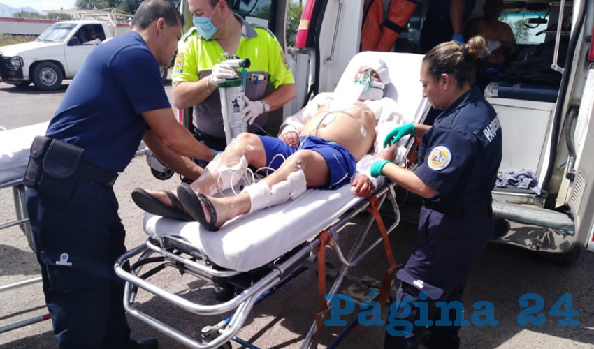 Pedro Peralta Ramírez sufrió múltiples quemaduras
