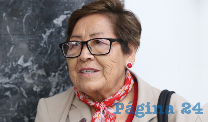 Mar&iacute;a de Jes&uacute;s Rangel Vel&aacute;zquez, secretaria general de la Coalici&oacute;n de Jubilados y Pensionados de Aguascalientes