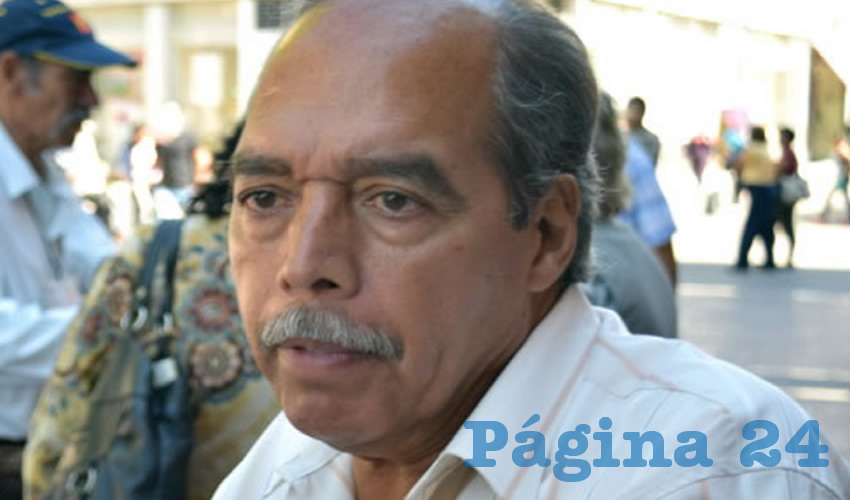 Antonio Hernández Esparza, presidente de la Asociación de Abarroteros y Pequeños Comerciantes