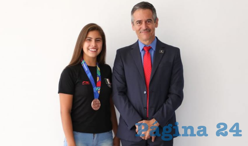 Alejandra del Carmen Gallegos Hern&aacute;ndez, form&oacute; parte de la plantilla deportiva que ha hecho historia