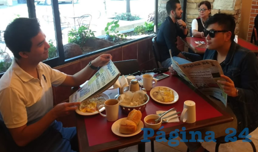 Alan Vivero y Jason Pai almorzaron en el restaurante Las Antorchas