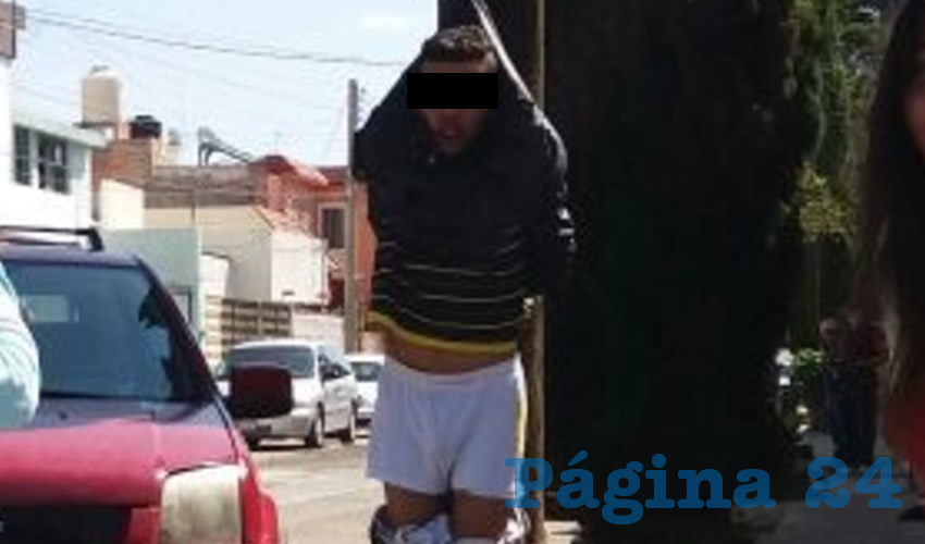 El sujeto sólo pasó algunas horas en la cárcel, ya que la afectada se negó a denunciarlo