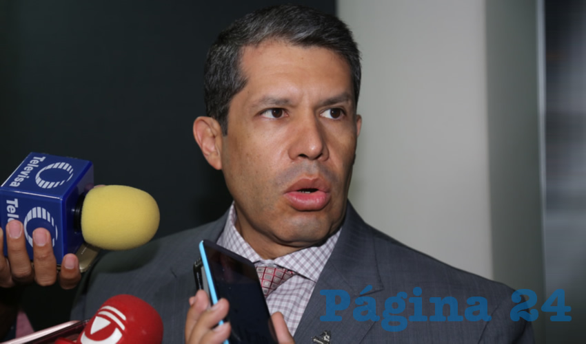 Raúl González Alonso, presidente de la Coparmex en Aguascalientes (Foto: Eddylberto Luévano Santillán)