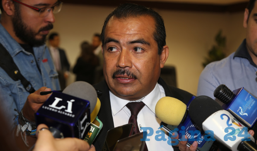 Alejandro Mendoza Villalobos, diputado local (Foto: Eddylberto Luévano Santillán)