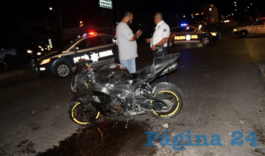 El percance ocurrió sobre avenida Siglo XXI, en su cruce con avenida Esfuerzo Nacional
