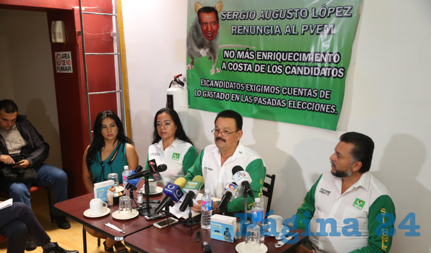 Excandidatos del Partido Verde (Foto: Eddylberto Luévano Santillán)