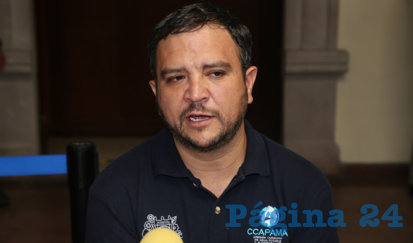 Refugio Muñoz de Luna director de CCAPAMA (Foto: Eddylberto Luévano Santillán)