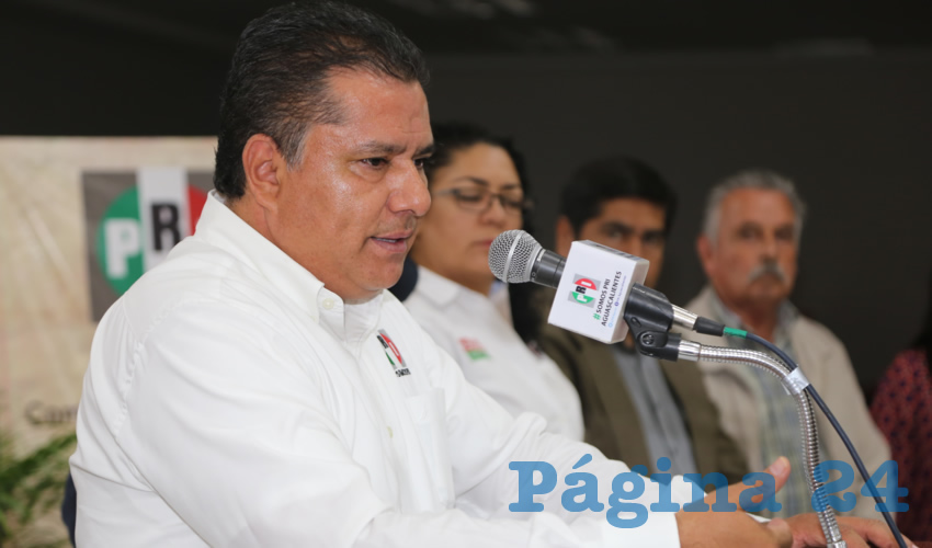 Jos&eacute; Enrique Ju&aacute;rez Ram&iacute;rez, presidente del CDE del PRI (Foto: Eddylberto Lu&eacute;vano Santill&aacute;n)
