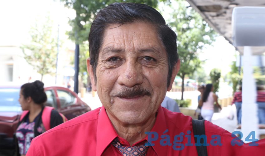 Refugio Mar&iacute;n Ruiz, secretario general de la CROC