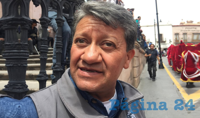 Jaime Cruz Talamantes, jefe del Departamento de Limpia del ayuntamiento capitalino (Foto Cristo González)