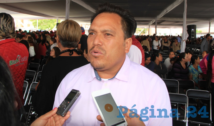 Juan Antonio Herrera Morúa, presidente municipal de Vetagrande (Foto: Archivo Página 24)