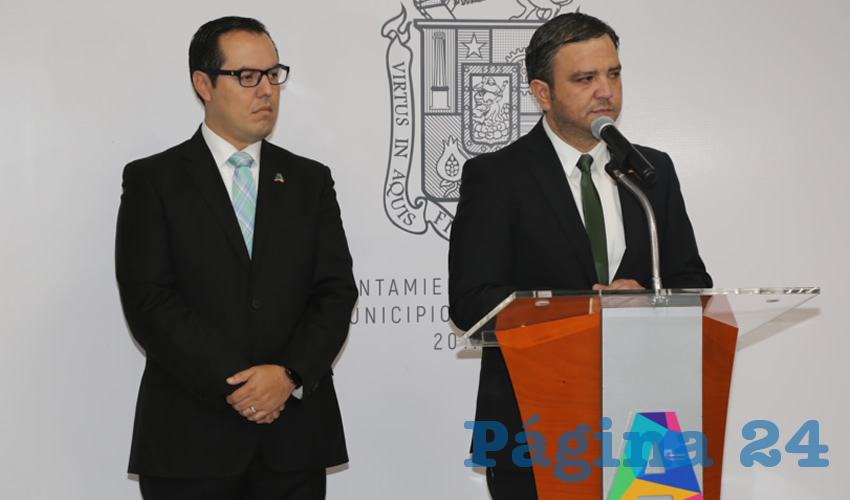 Rueda de prensa del Municipio de Aguascalientes (Foto: Eddylberto Lu&eacute;vano Santill&aacute;n)