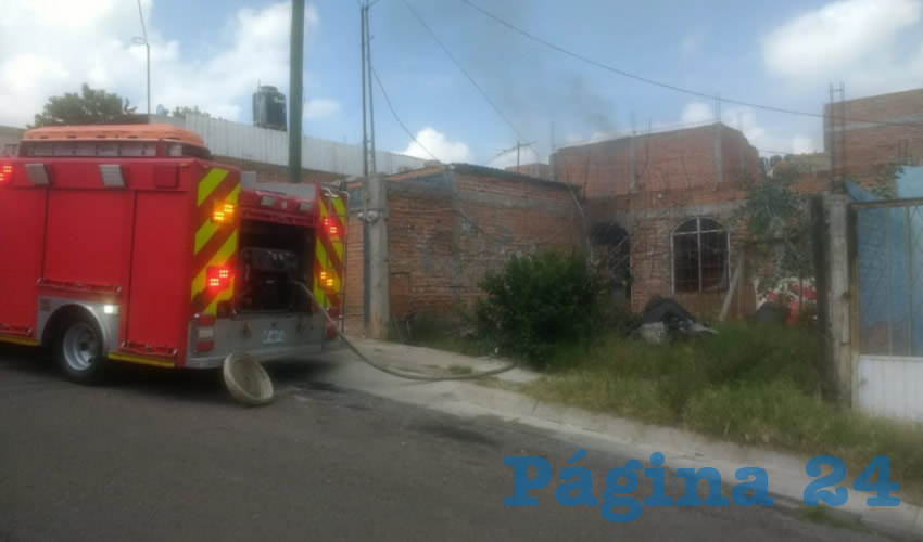 Un cortocircuito provoc&oacute; el incendio en el sanitario de la vivienda