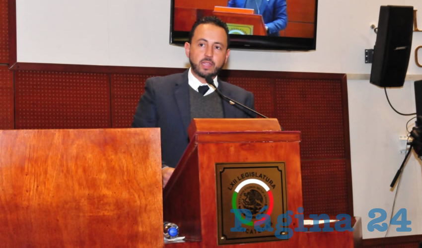 Arturo López de Lara, diputado local por el Partido Acción Nacional (Foto Merari Martínez Castro)