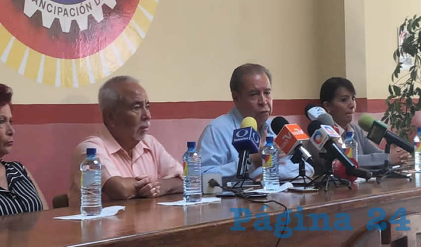 Alfredo Gonz&aacute;lez Gonz&aacute;lez, secretario general de la Federaci&oacute;n de Trabajadores de Aguascalientes (FTA)