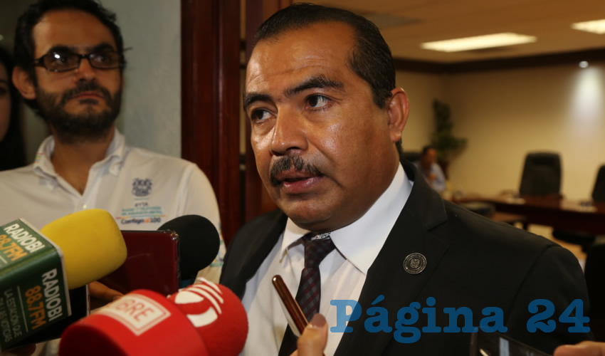 Alejandro Mendoza Villalobos, diputado local (Foto: Eddylberto Luévano Santillán)