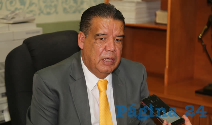 Francisco Javier Flores Flores, secretario de Movimientos Sociales del PRD Aguascalientes (Foto: Eddylberto Lu&eacute;vano Santill&aacute;n)