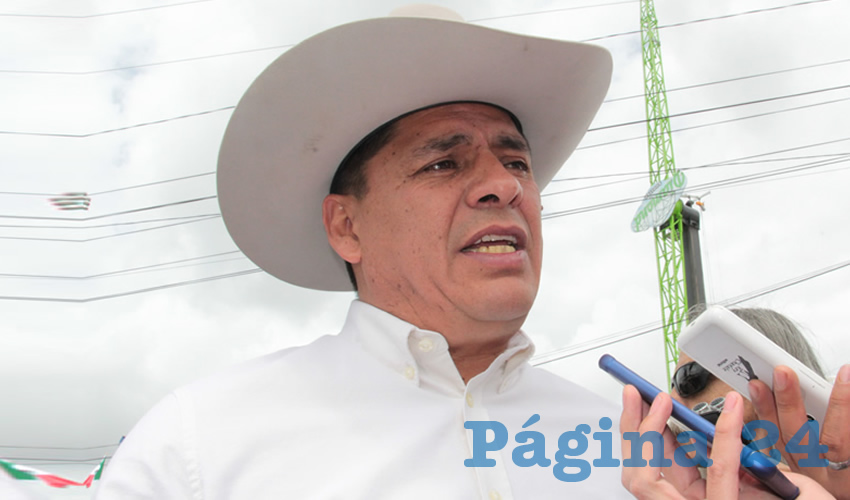 Cuauhtémoc Rayas Escobedo, líder de la Unión Ganadera Regional de Zacatecas (UGRZ). (Foto: Rocío Castro)