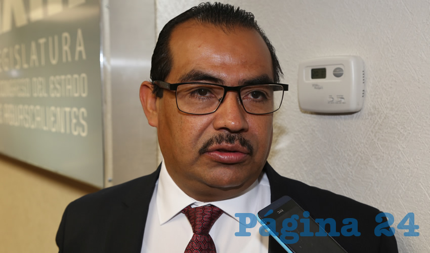 Alejandro Mendoza Villalobos, diputado local (Foto: Eddylberto Luévano Santillán)