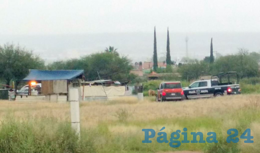 Los policías sólo encontraron a la víctima, pues el agresor logró escapar