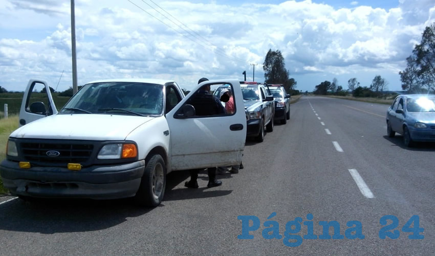 Policías estatales y de El Llano realizaron la captura