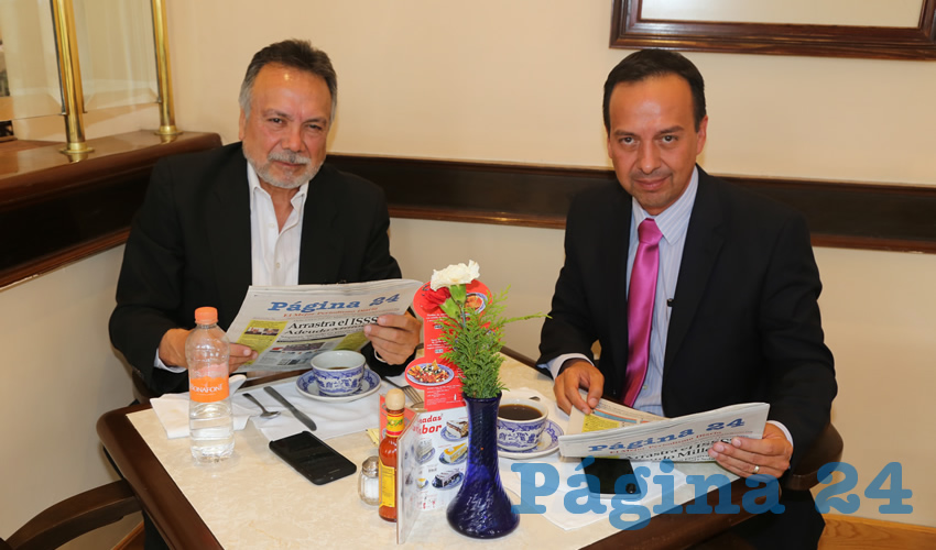 En Sanborns Francia departieron Miguel Bess Oberto Díaz y su hijo Miguel Bess Oberto de la Fuente
