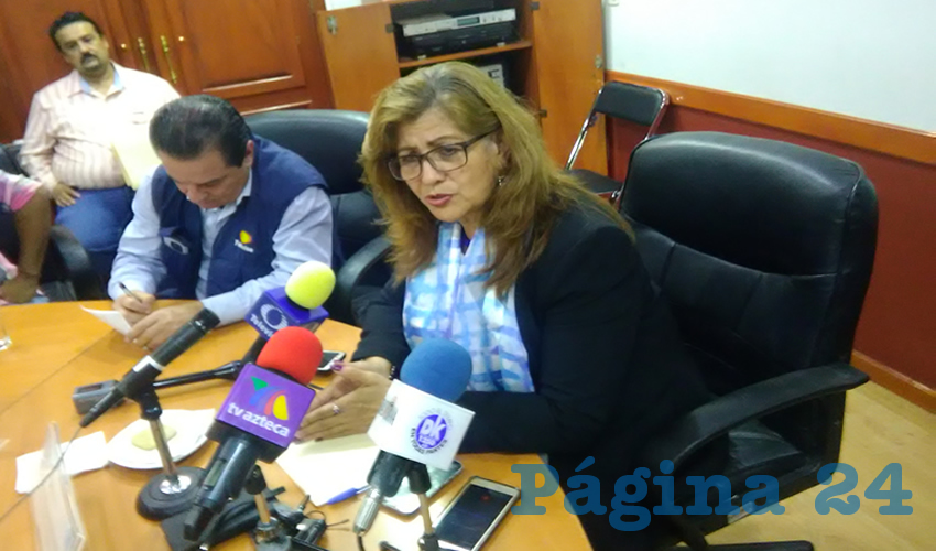 Pilar Pérez, presidenta de la comisión legislativa, señaló que si aún hay casos pendientes es porque están “atorados” en el pleno para ser resueltos, como el del oscuro magistrado Alfredo Barba/Foto: Elizabeth Ríos Chavarría