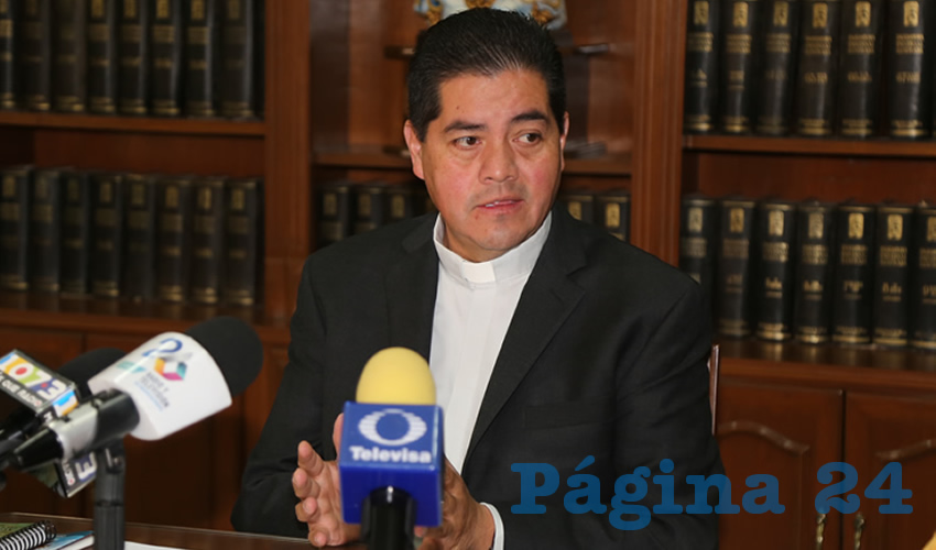 Carlos Alberto Alvarado Quezada, vocero de la Diócesis de Aguascalientes