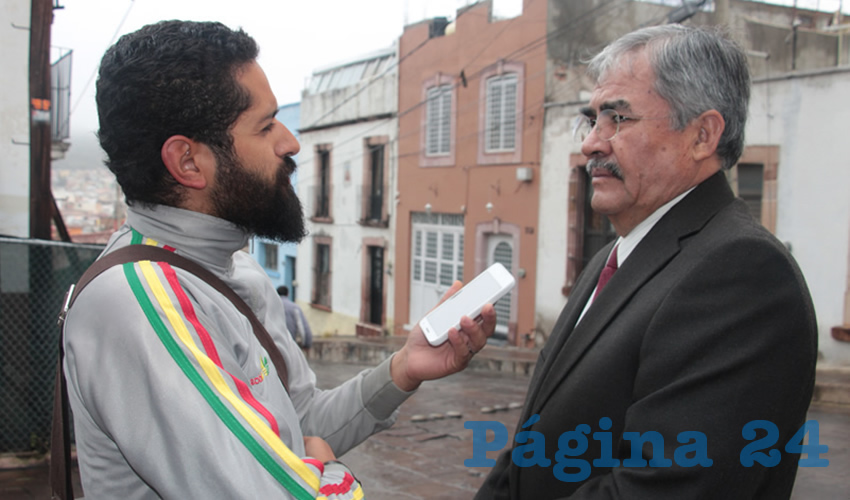 Ramón Navarro Munguía, delegado de la Secretaría de Educación Pública (SEP) en Zacatecas (Foto: Rocío Castro)