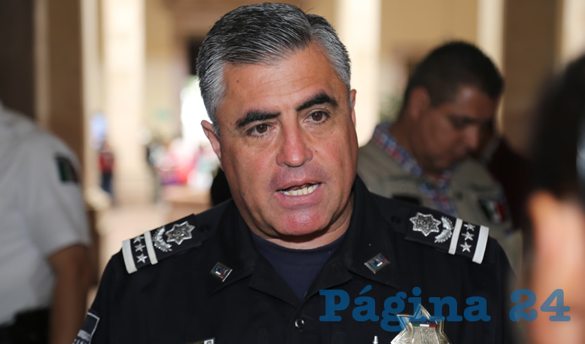 Antonio Mart&iacute;nez Romo, secretario de Seguridad P&uacute;blica de Aguascalientes