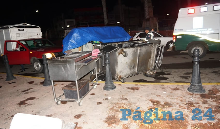 El accidente ocurrió en la explanada del templo de La Purísima