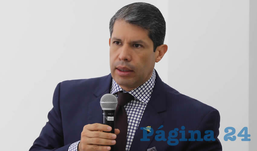 Ra&uacute;l Gonz&aacute;lez Alonso, presidente estatal de la Coparmex (Foto: Eddylberto Lu&eacute;vano Santill&aacute;n)