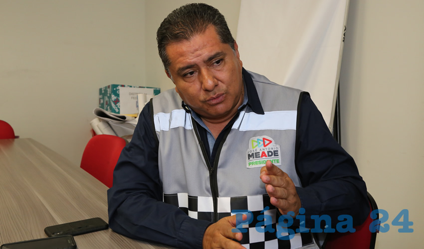 Jos&eacute; Enrique Ju&aacute;rez Ram&iacute;rez, presidente del CDE del PRI (Foto: Eddylberto Lu&eacute;vano Santill&aacute;n)