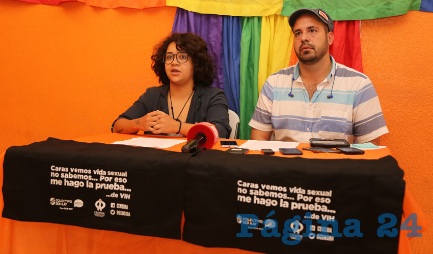 Rueda de prensa del Colectivo SerGay (Foto: Eddylberto Lu&eacute;vano Santill&aacute;n)