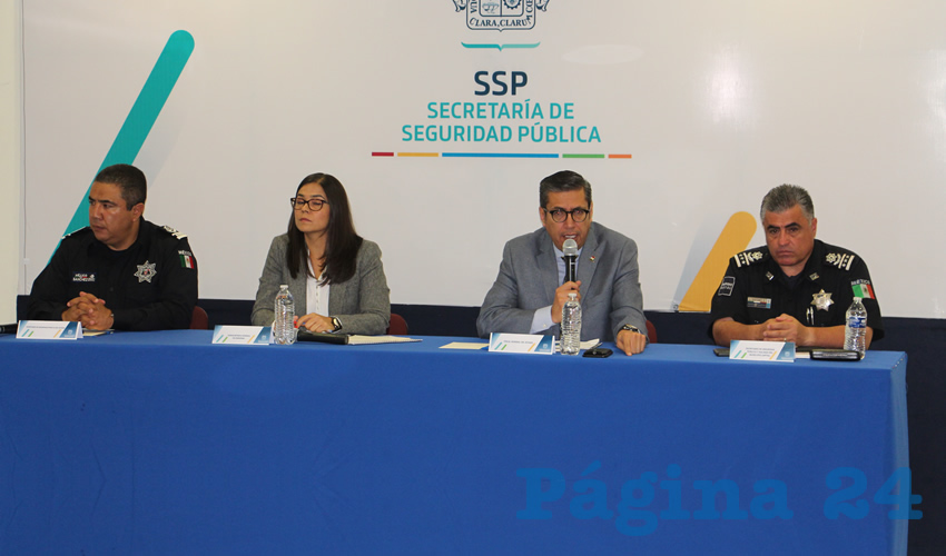 Rueda de prensa de la Fiscalía General del Estado (Foto: Eddylberto Luévano Santillán)