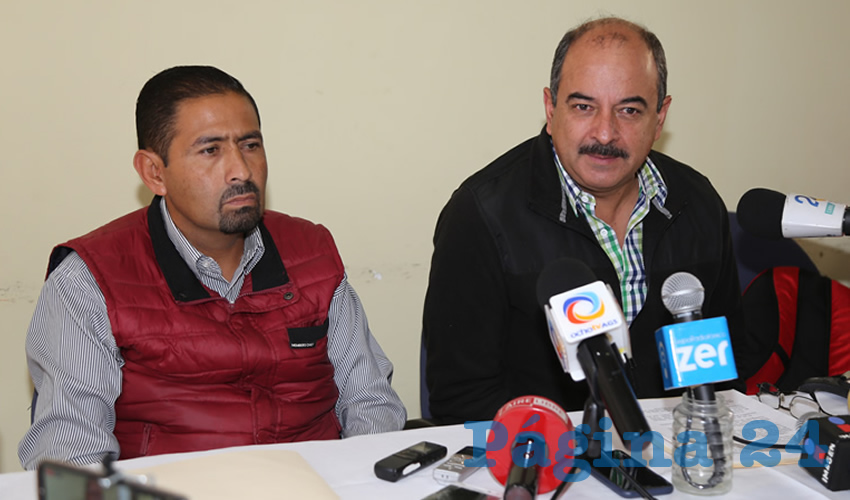 H&eacute;ctor Quiroz Garc&iacute;a, l&iacute;der del Partido del Trabajo (Foto: Eddylberto Lu&eacute;vano Santill&aacute;n)