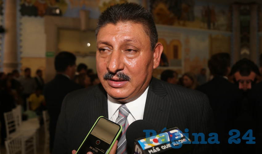 Lorenzo Martín Carrillo Lara, presidente municipal de Asientos (Foto: Eddylberto Luévano Santillán)