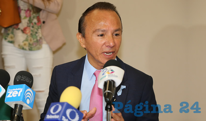 Sergio Vel&aacute;zquez Garc&iacute;a, secretario de Salud de Aguascalientes (Foto: Eddylberto Lu&eacute;vano Santill&aacute;n)