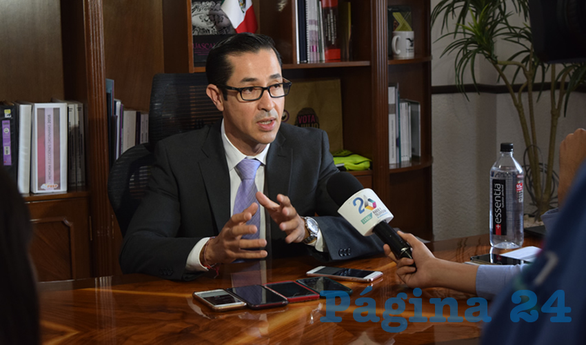 Luis Fernando Landeros Ortiz, consejero presidente del IEE