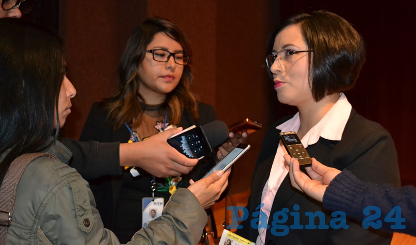 María de la Luz Domínguez Campos, presidenta de la Comisión de Derechos Humanos del Estado de Zacatecas (CDHEZ) (Foto Merari Martínez)