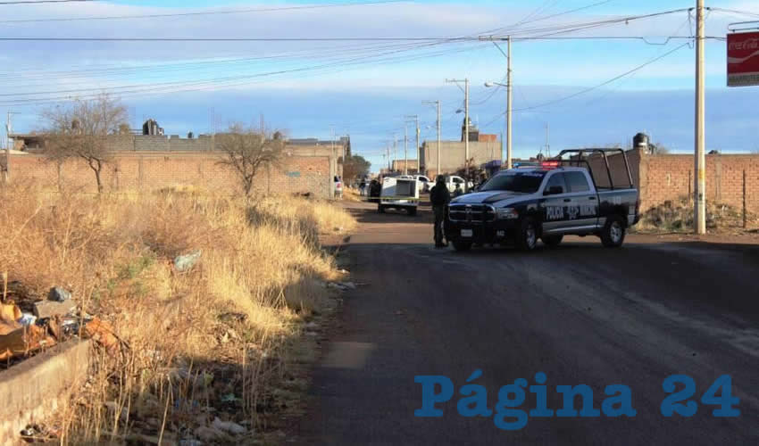 El arribo de policías