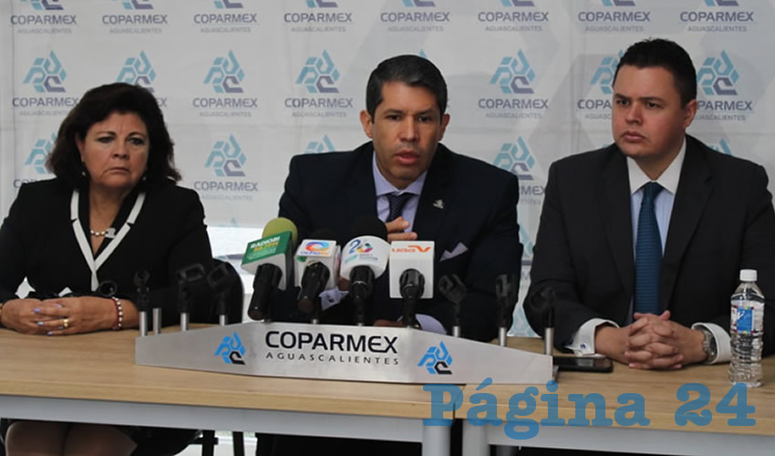 Conferencia de prensa de la Coparmex