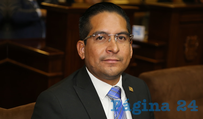 Alejandro Serrano Almanza, diputado local (Foto: Eddylberto Luévano Santillán)