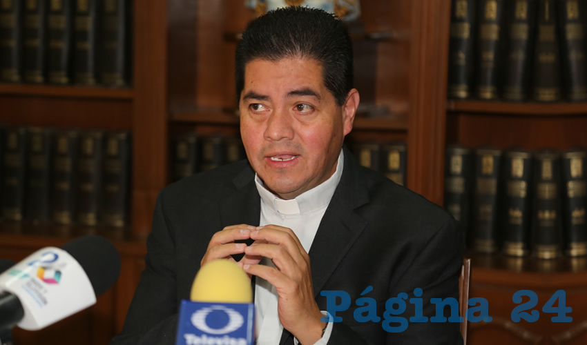 Carlos Alberto Alvarado Quezada, vocero de la Diócesis de Aguascalientes