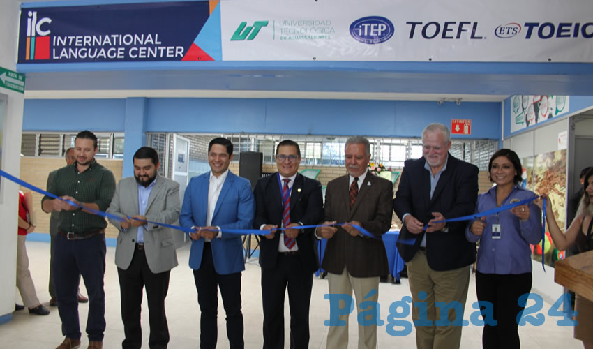 La Universidad Tecnológica de Aguascalientes, inauguró oficialmente el Centro Internacional de Idiomas