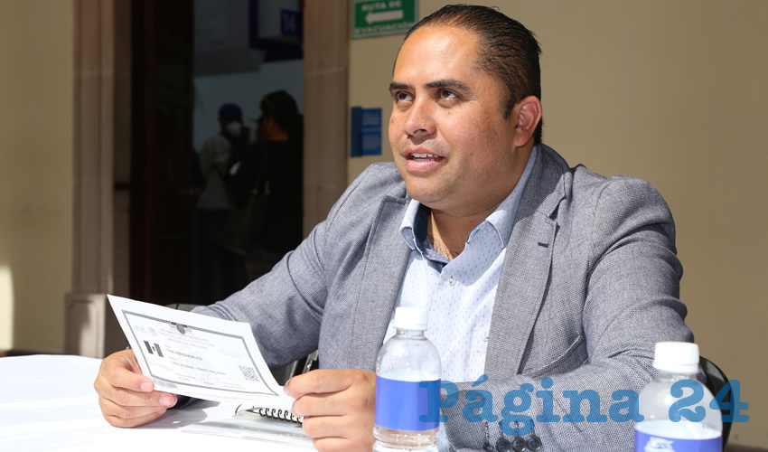 José de Jesús Aranda Ramírez director de Reglamentos del Municipio