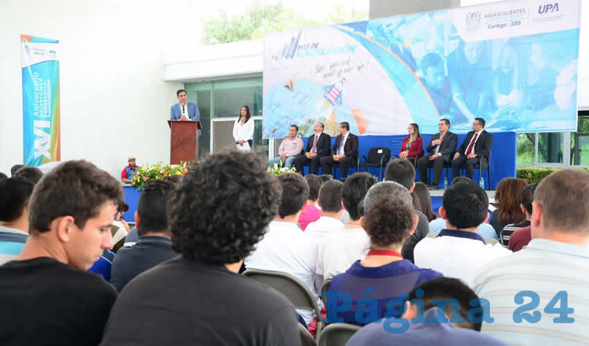 El rector de la Universidad Polit&eacute;cnica de Aguascalientes (UPA), Luis Carlos Ibarra Tejeda, finaliz&oacute; las actividades del mes Vinculaci&oacute;n,